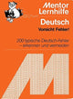 Vorsicht Fehler! Deutsch- Langenscheidt
