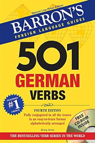 Barron's 501 German Verbs - German