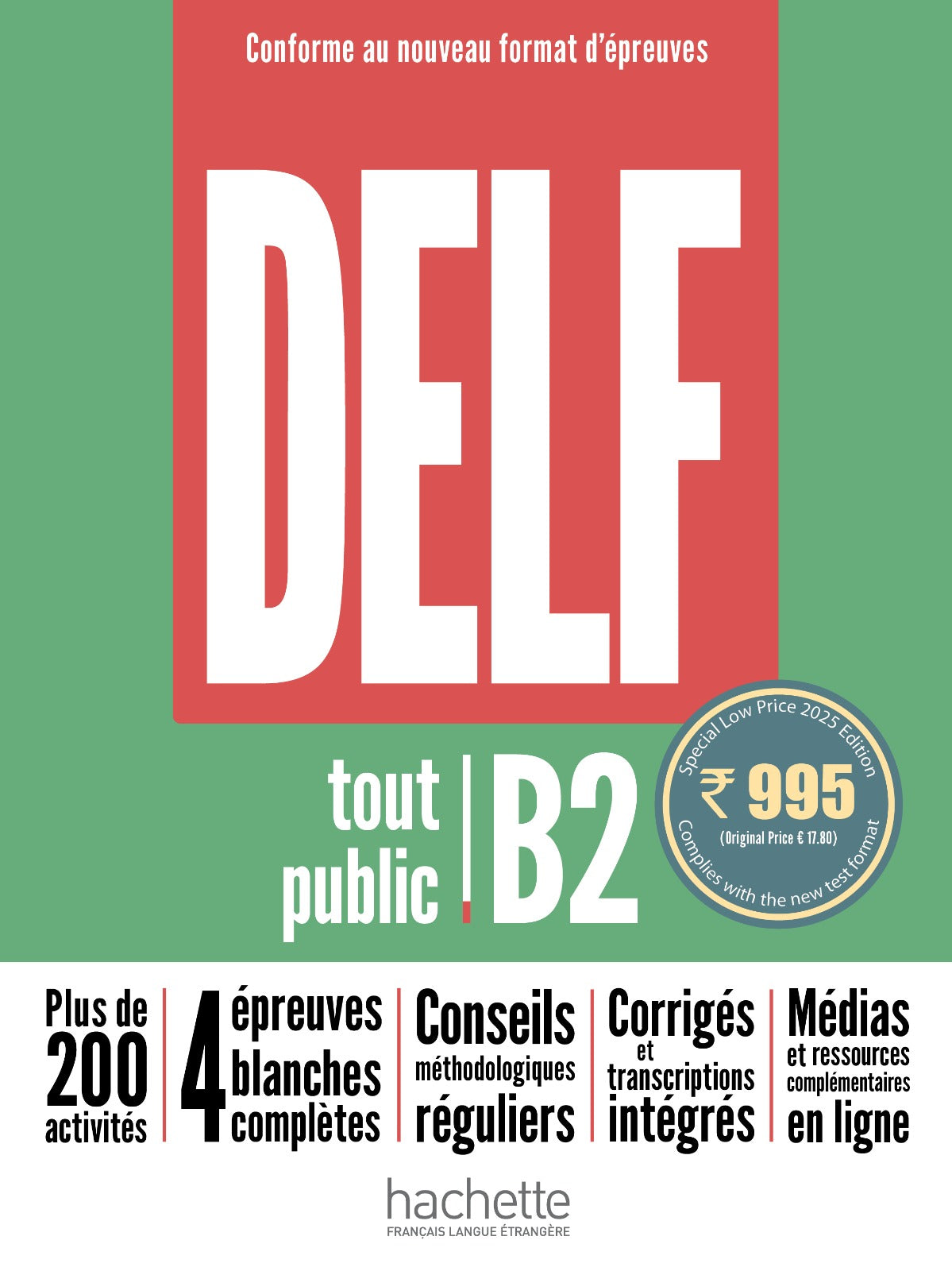DELF tout public B2 nouveau format d'épreuves
