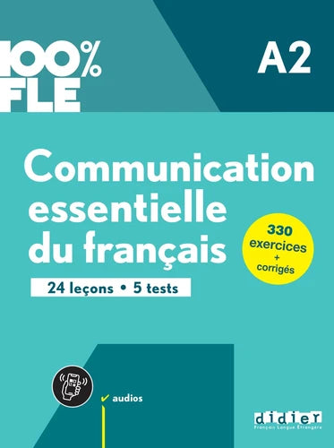 100% FLE – Communication essentielle du français A2 – Livre + didierfle.app