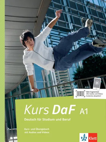 Kurs DaF A1 Kurs- und Übungsbuch mit Audios und Videos (Hyrbrid)