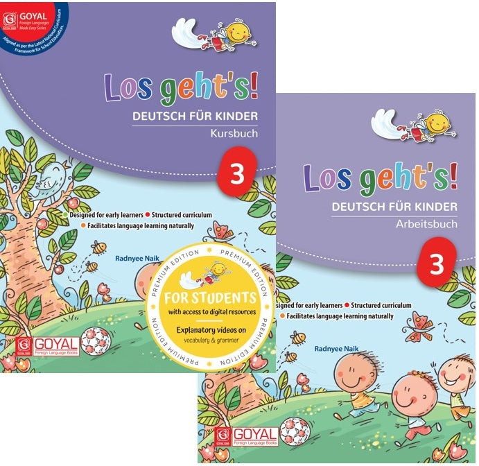 Los geht's 3 Kursbuch + Arbeitsbuch (Set of Two Books) Premium Edition With Access to Digital Resources