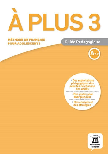À plus 3 – Guide pédagogique