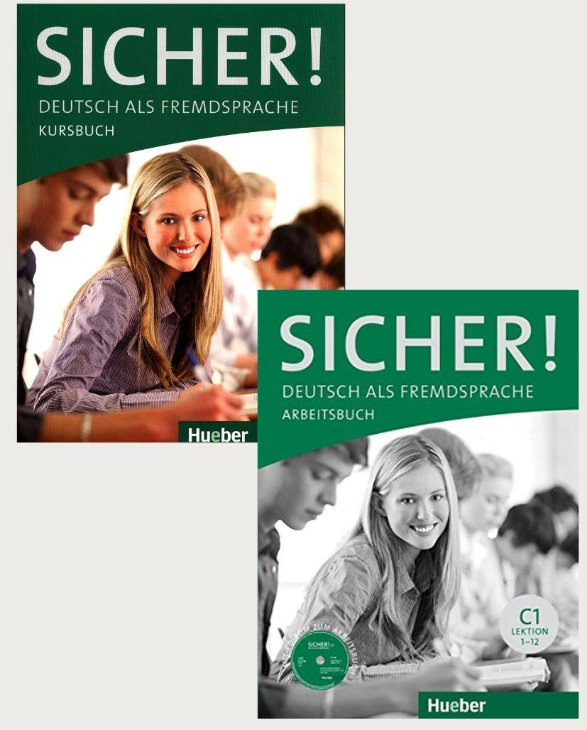 Sicher! C1 Kursbuch + Arbeitsbuch mit Audio-CD
