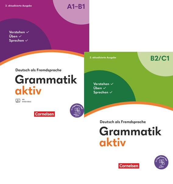 Grammatik aktiv A1-B1 and Grammatik aktiv B2-C1 (Set of Two Books)