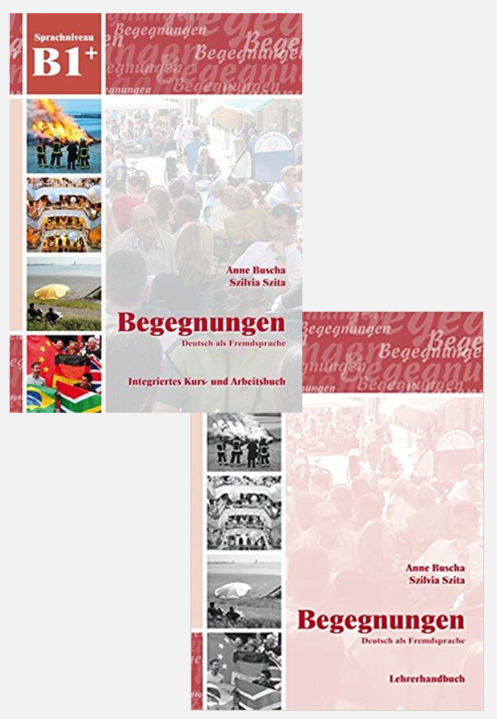 Begegnungen B1+ Integriertes Kurs- und Arbeitsbuch+ Lehrerhandbuch ( Set of 2 Books)