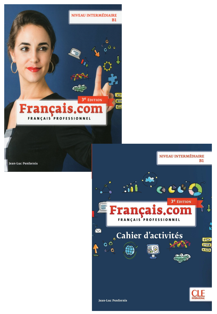 Français.Com 3 Édition–Intermédiaire Livre De L'Élève+Cahier D'Activités+Dvd Rom+Guide