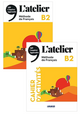 L'atelier 4 B2  Livre de l'élève +Cahier+ CD+ DVD-Rom