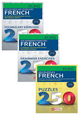 250 Grammar (Niveau A1-B2)-Pons Exercises French+ Vocabulary Exercises +Puzzles ( 3 Book Set )
