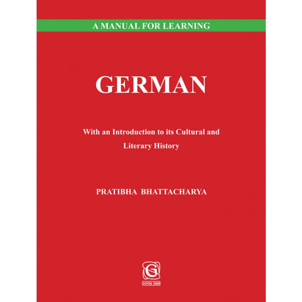 A Manual for learning German-Pratibha Bhattacharya