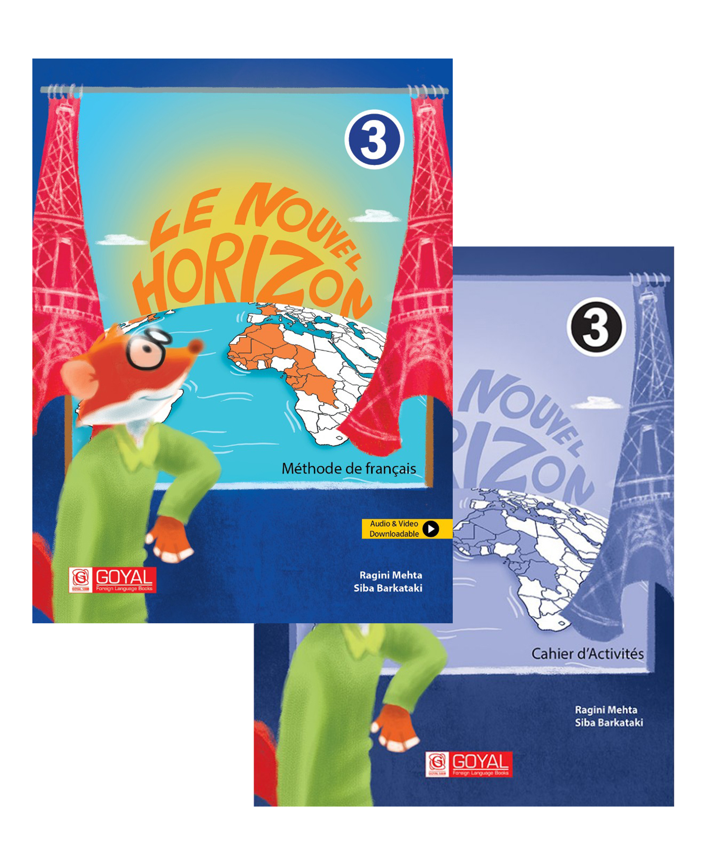 Le Nouvel Horizons – 3 Méthode De Français (Audios Downloadable) + Cahier D’Activités