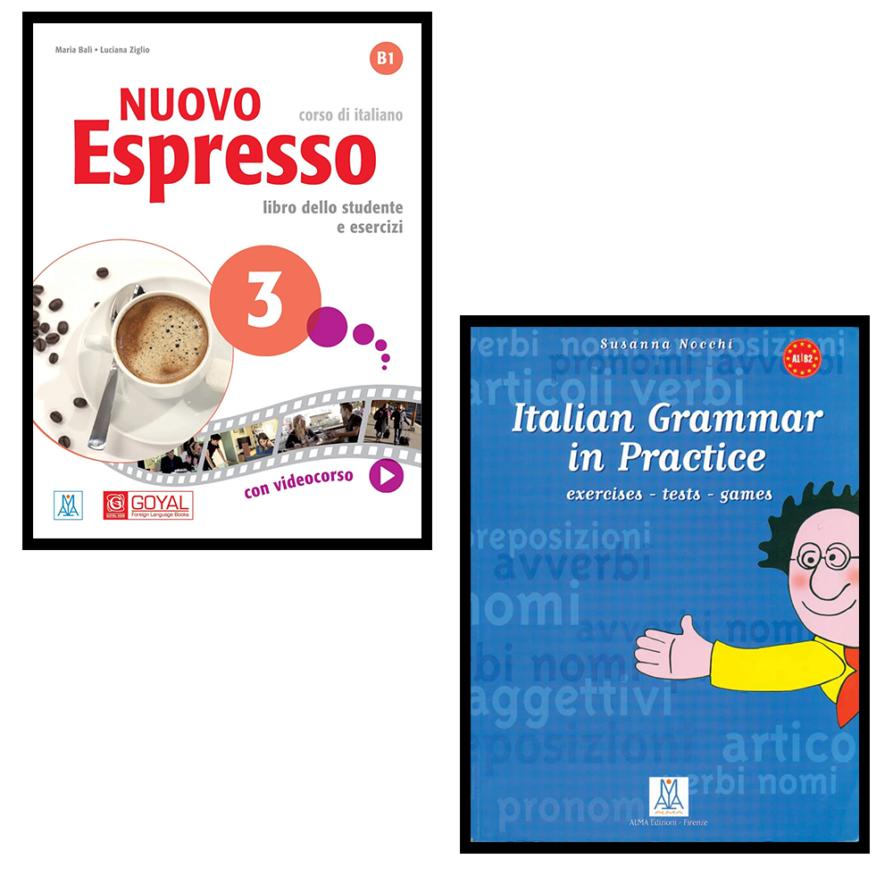 Nuove  Espresso B1 Libro + Grammar in Practice A1/B2 ( Set Of 2 Books)