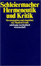 Hermeneutik und Kritik