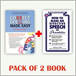 Correct Spelling Made Easy + How to Make an Effective Speech or Presentation (Set of 2 Books))