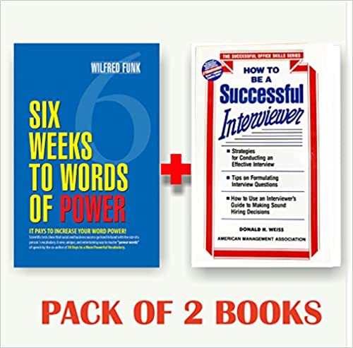 Six Weeks To Words Of Power + How To Be A Successful Interviewer (Set of 2 books)