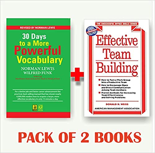 30 Days To More Powerful Vocabulary + Effective Team Building (Set of 2 books)
