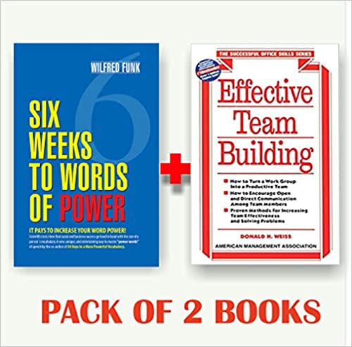 Six Weeks To Words Of Power + Effective Team Building (Set of 2 books)