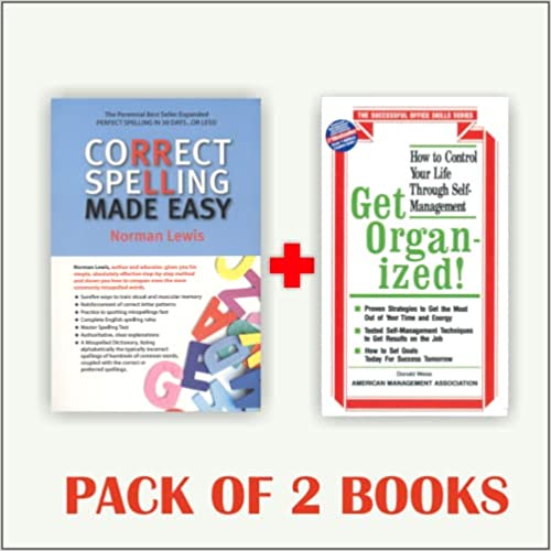 Correct Spelling Made Easy + Get Organized (Set of 2 Books)