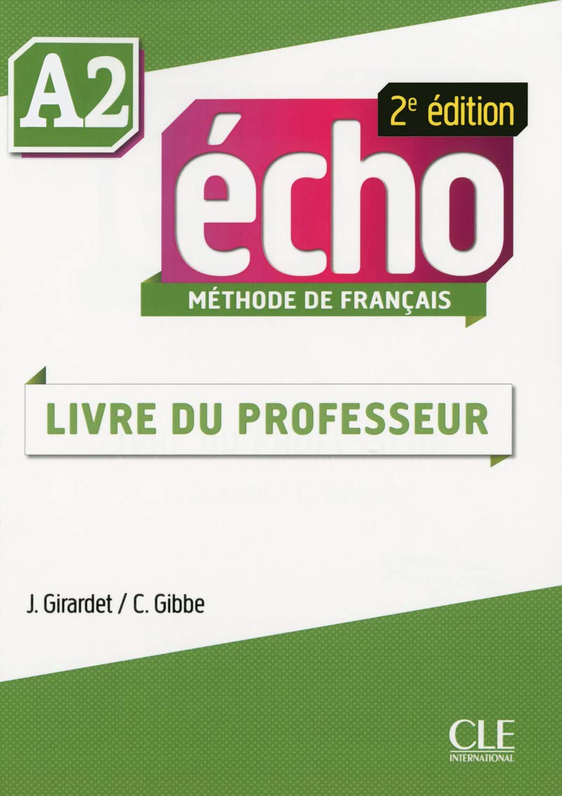 Écho - A2 Guide Pédagogique