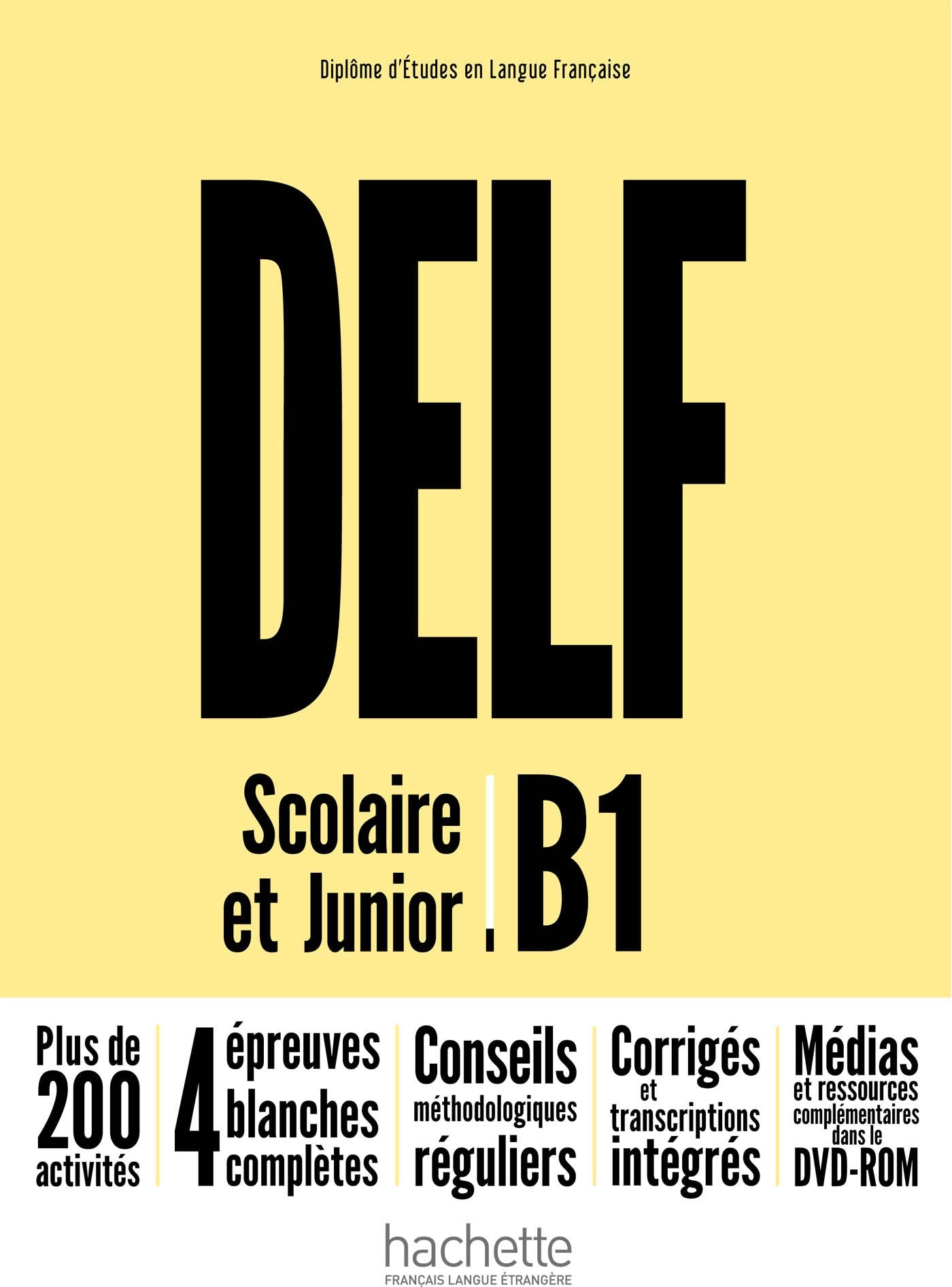 Delf B1 Scolaire Et Junior Nouvelle Edition + Dvd Rom ...