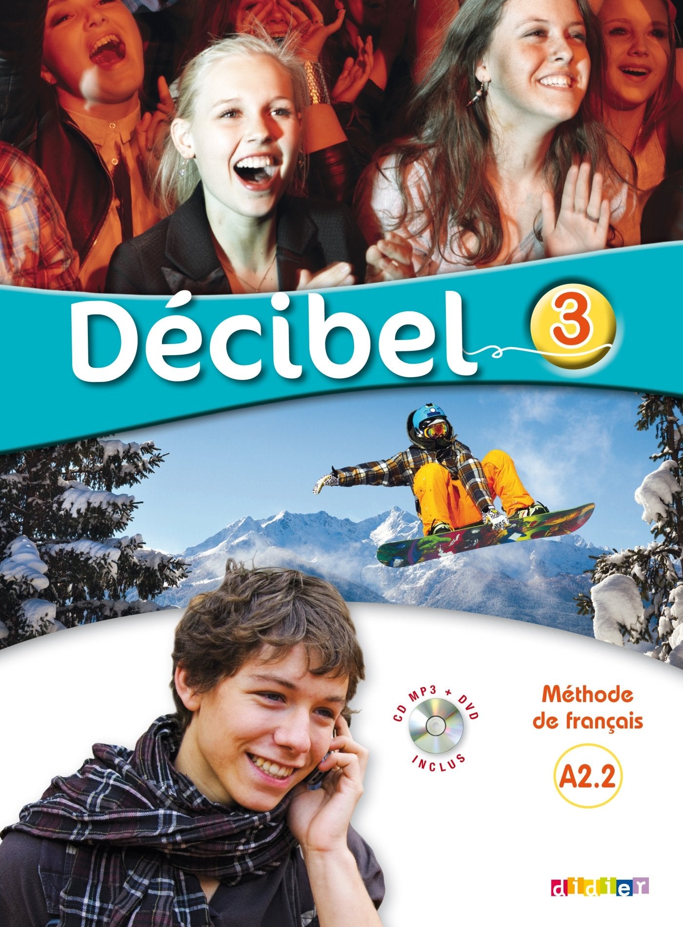 Décibel Niveau – 3 Livre De L'Élève + Cd Mp3 + Dvd