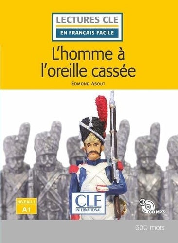 L'homme à l'oreille cassée - Niveau 1/A1 - Livre + CD