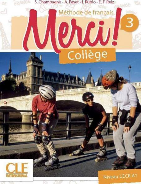 Merci! collège 3 - Niveau A2 - Livre de l'élève + cahier d'activités + DVD