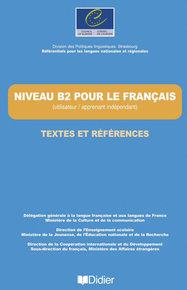 Les référentiels textes et références – Niveau B2