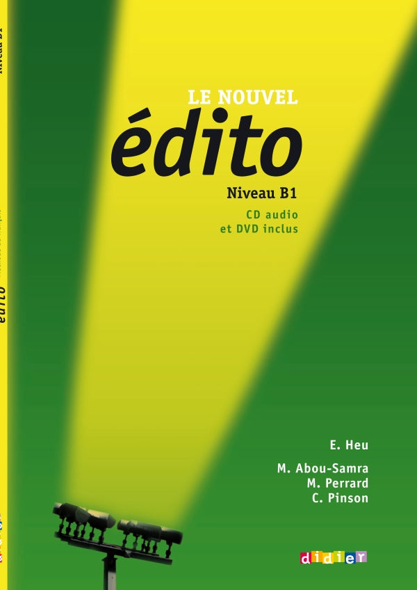Le Nouvel Edito Niveau B1 – Livre + CD + DVD