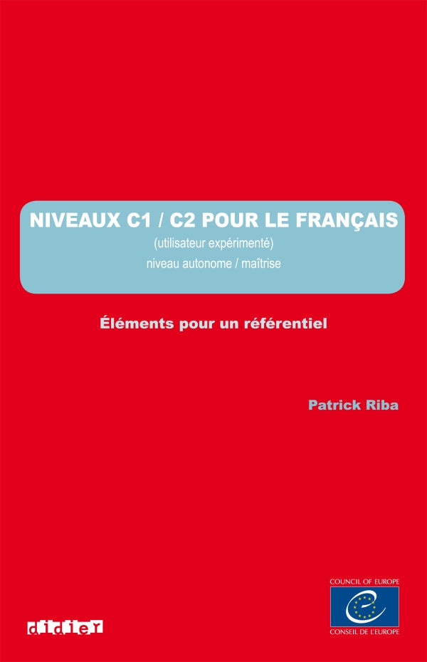 Les référentiels – Niveau C1 – C2 – Livre