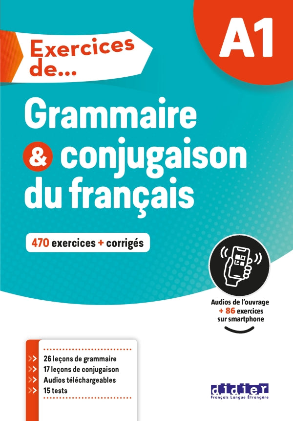 Exercices de Grammaire et conjugaison du francias A1 – Livre