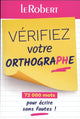 Vérifiez votre orthographe