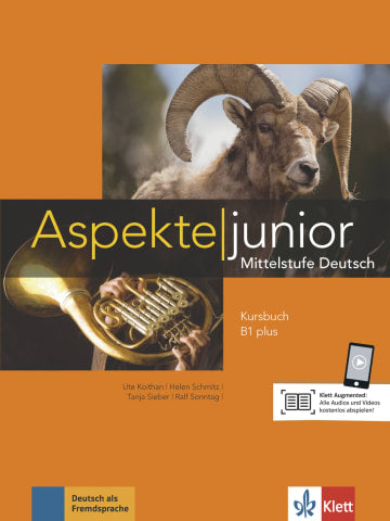 Aspekte junior B1 plus Kursbuch mit Audios und Videos
