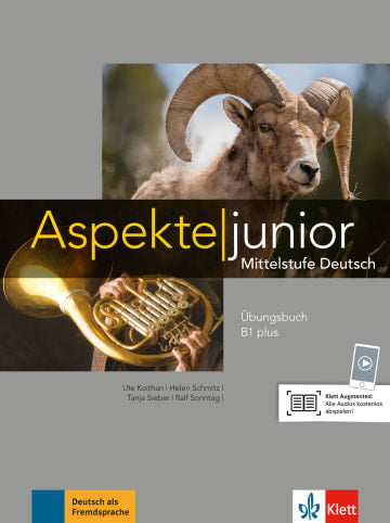 Aspekte junior B1 plus Übungsbuch mit Audios