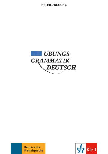 Übungsgrammatik Deutsch Grammatik