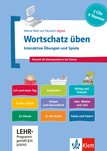 Wortschatz üben: Interaktive Übungen und Spiele 3 CD-ROMs + Booklet