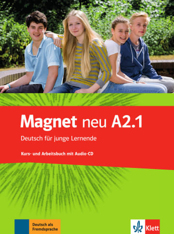 Magnet neu A2.1 Kurs- und Arbeitsbuch mit Audio-CD (Textbook+Workbook)