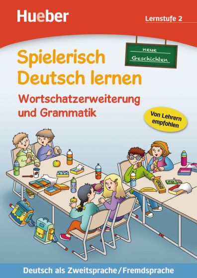 Wortschatzerweiterung und Grammatik – neue Geschichten Buch Lernstufe 2