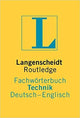 Langenscheidt Routledge Fachwörterbuch Technik, Deutsch-Englisch