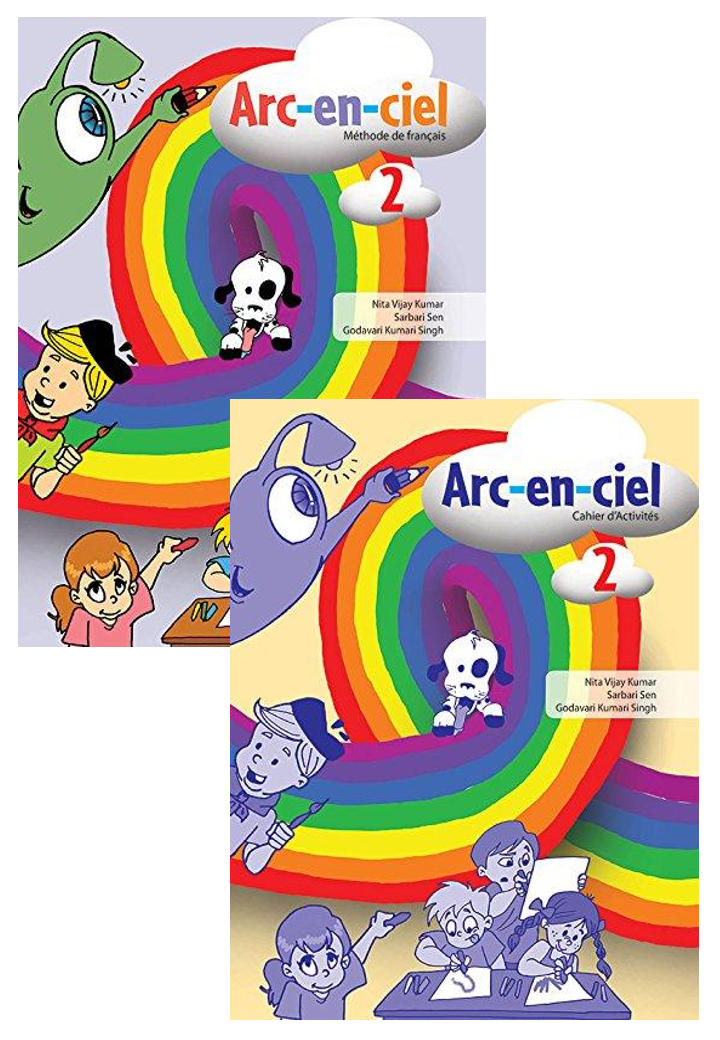 Arc-En-Ciel – 2 Méthode De Français+Cahier D’Activités+ Dvd