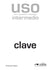 USO DE LA GRAMÁTICA INTERMEDIO - CLAVES
