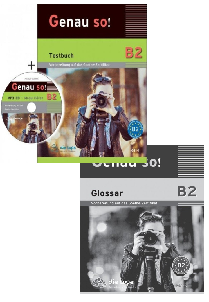 Genau so! B2-Testbuch+Glossar ( MP3-CD)