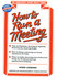 How to Run a Meeting