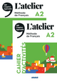 L'atelier:2-A2 Textbook+Workbook+CD+DVD (2 Book Set)