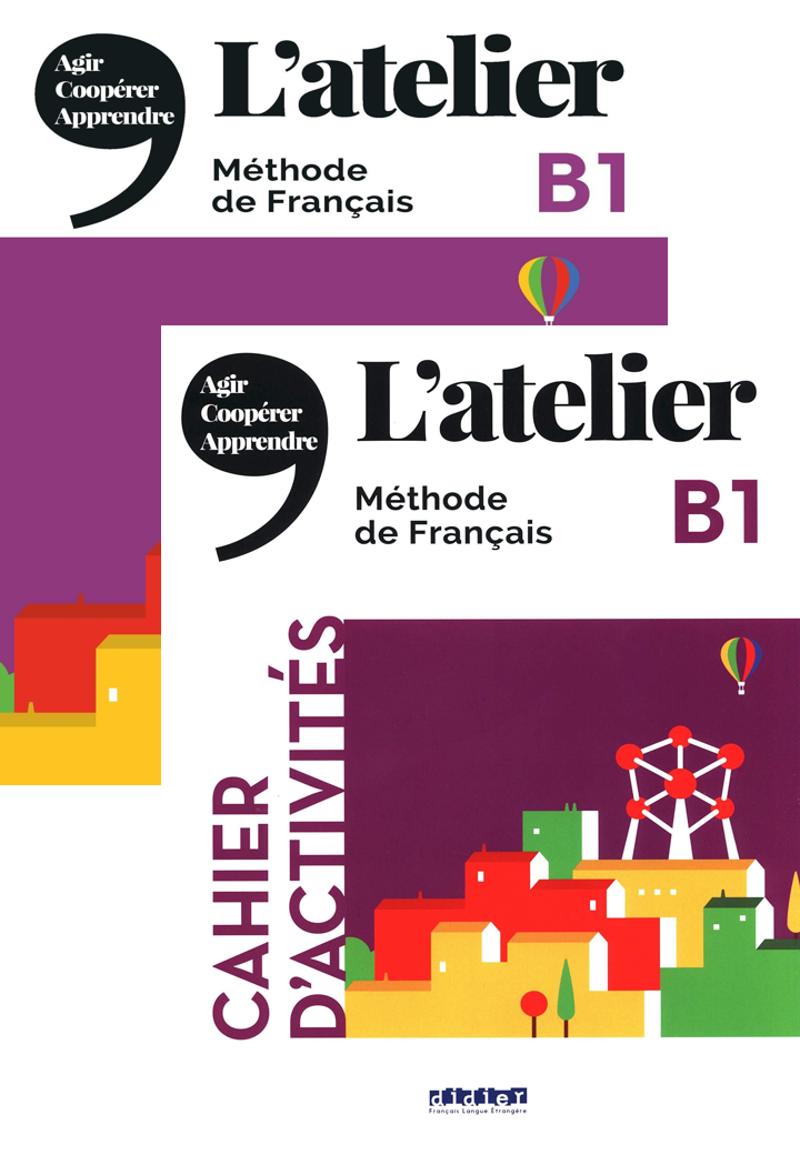 L atelier:3-B1 Textbook+Workbook+CD+DVD (2 Book Set)