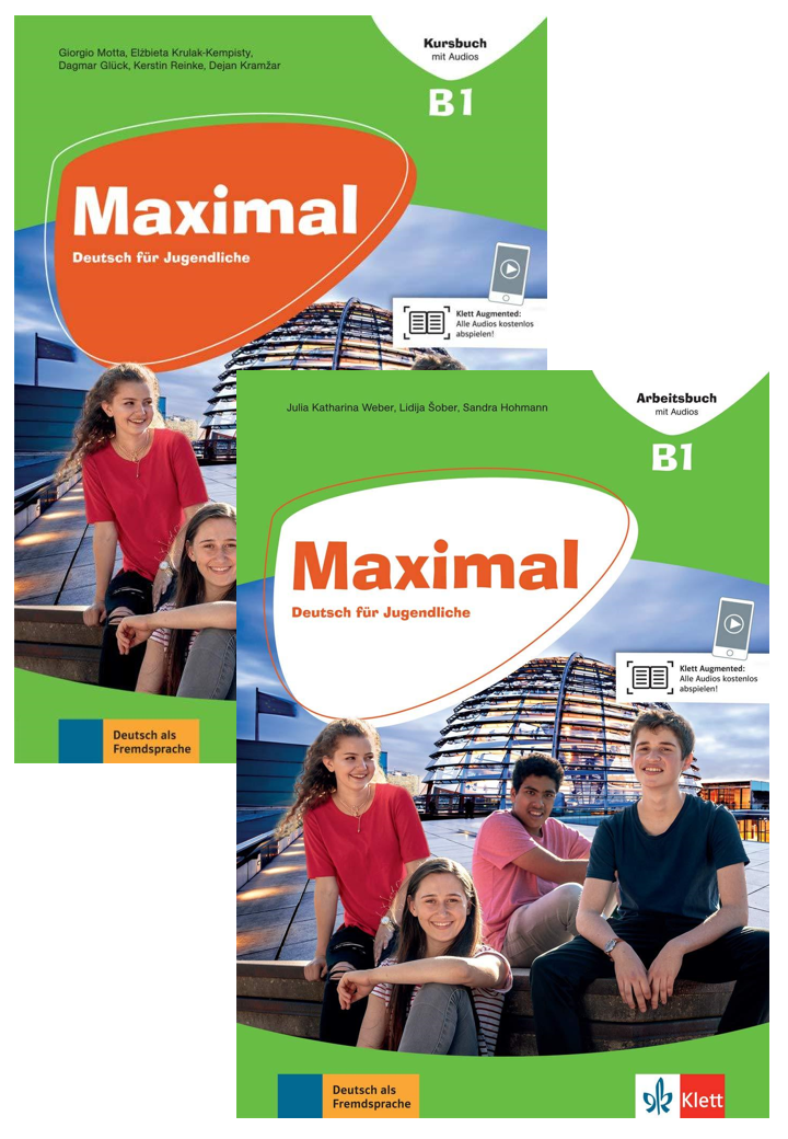 Maximal B1 Arbeitsbuch+Kursbuch mit Audios