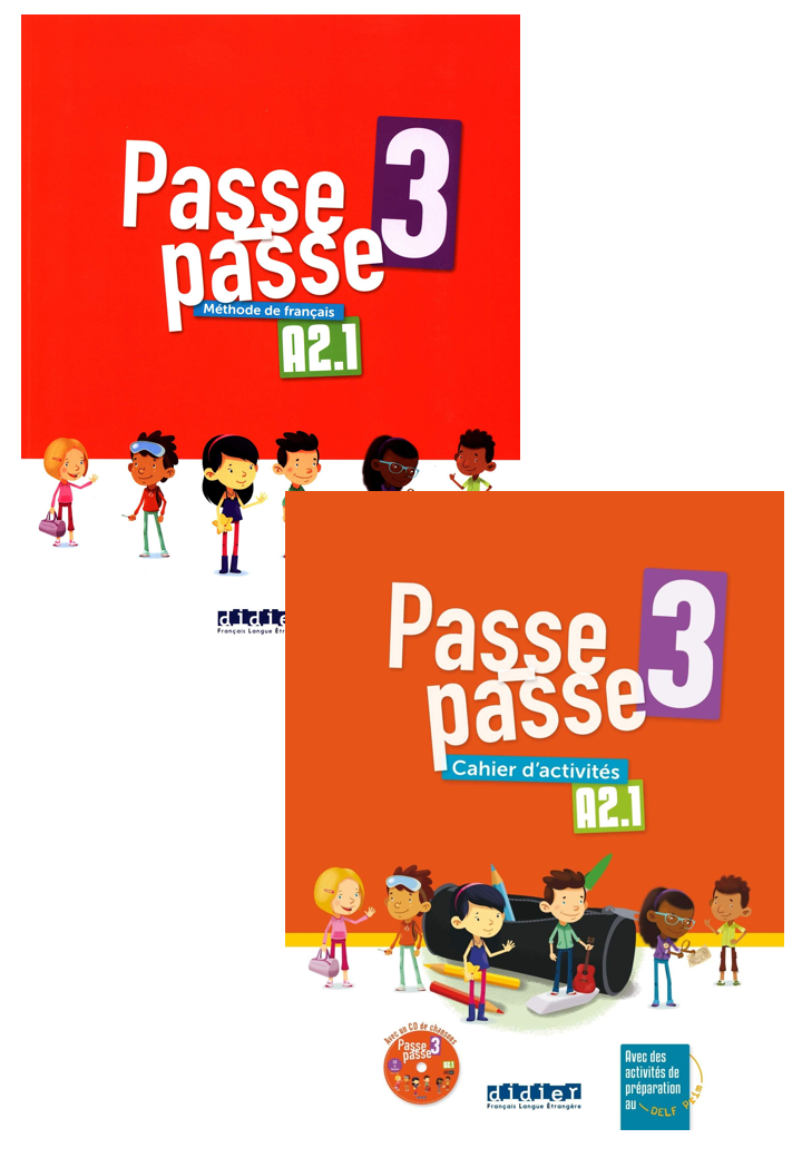 Passe-Passe 3 Livre De L’Élève+Cahier D’Activités Fle + Cd Mp3
