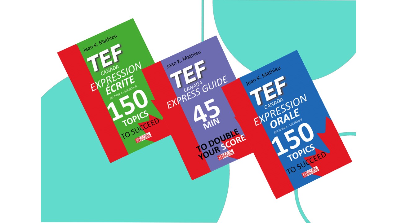 TEF CANADA Expression Ecrite / Expression Orale / Express Guide Set of 3 books