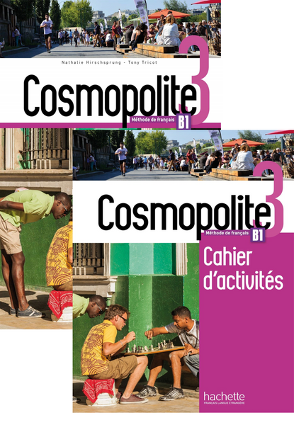 Cosmopolite 3-B1 Textbook +Workbook (2 book set) - Audios and 