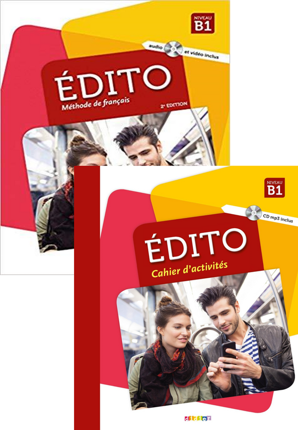 Edito 3-B1 Textbook+Workbook+CD+DVD (2 Book Set)